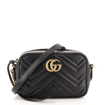 Gucci GG Marmont Shoulder Bag Matelasse Leather Mini