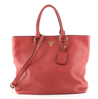 Prada Convertible Tote Vitello Phenix Medium