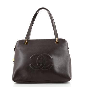 Chanel Vintage Timeless Zip Tote Caviar Large