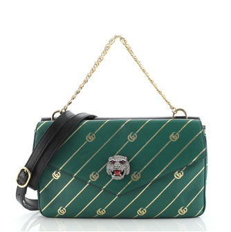 Gucci Thiara Double Shoulder Bag Printed Leather Medium