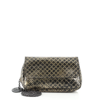Bottega Veneta Expandable Chain Crossbody Bag Intrecciomirage Leather Small