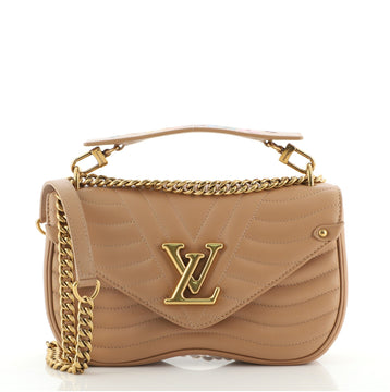 Louis Vuitton New Wave Chain Bag Quilted Leather MM