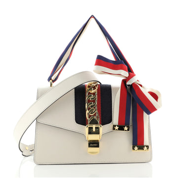Gucci Sylvie Shoulder Bag Leather Small