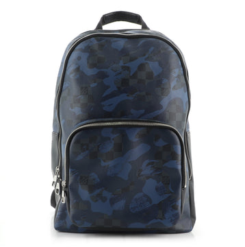 Louis Vuitton Andy Backpack Limited Edition Camouflage Damier Cobalt