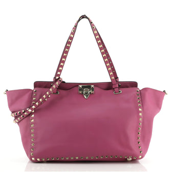 Valentino Rockstud Tote Soft Leather Medium
