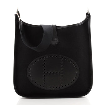 Hermes Evelyne Bag Gen I Toile and Leather PM