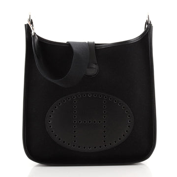 Hermes Evelyne Bag Gen I Toile and Leather PM