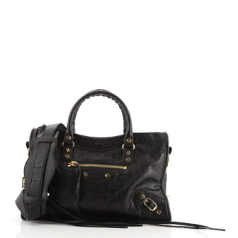 Balenciaga City Classic Studs Bag Leather Small