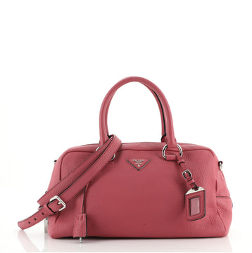 Prada Convertible Boston Bag Vitello Daino Small