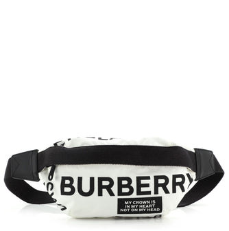 Burberry Bum Bag Printed Nylon Medium