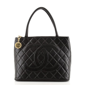 Chanel Medallion Tote Quilted Lambskin