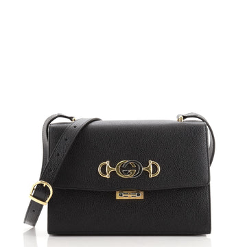 Gucci Zumi Flap Shoulder Bag Leather Small