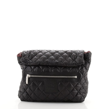 Chanel Coco Cocoon Flap Backpack Quilted Nylon