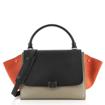 Celine Tricolor Trapeze Bag Leather Medium