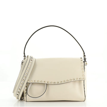 Valentino Rockstud Top Handle Bag Leather Small