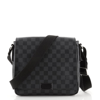 Louis Vuitton District Messenger Bag Damier Graphite PM