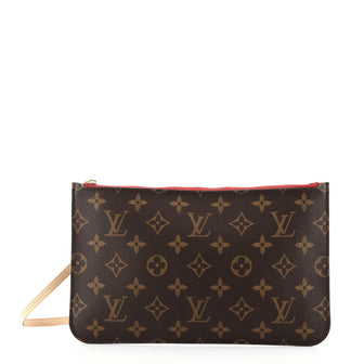Louis Vuitton Neverfull Pochette Monogram Canvas Large