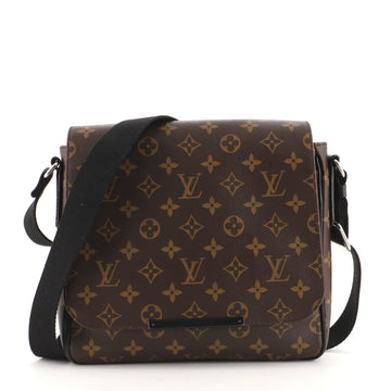 Louis Vuitton District Messenger Bag Macassar Monogram Canvas PM
