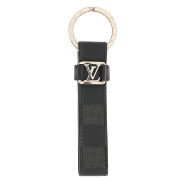 Louis Vuitton Dragonne Keychain Damier Graphite