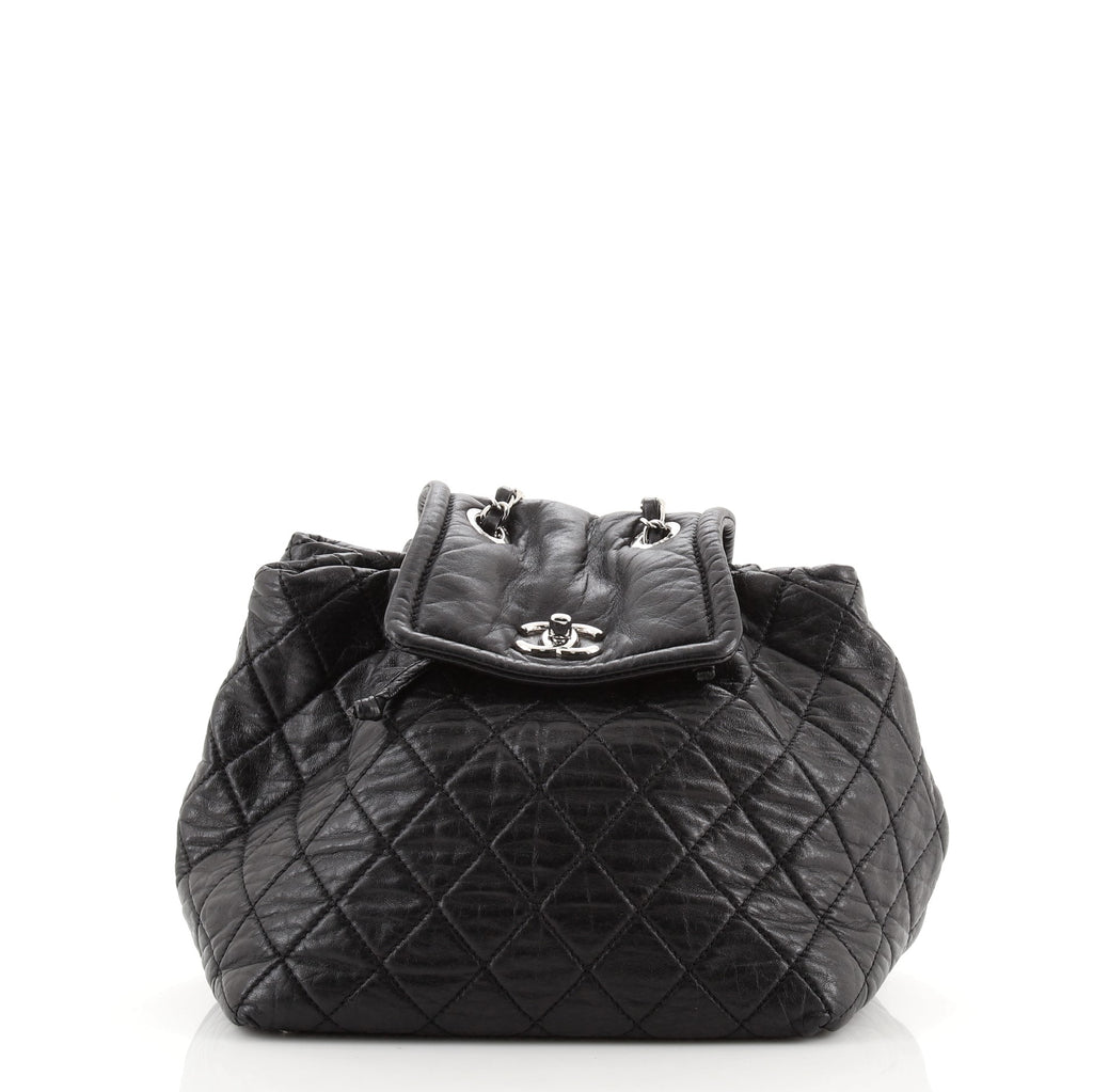 Chanel Beijing 2 in 1 Backpack Quilted Lambskin Black 7750436 display picture 1