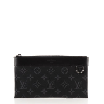 Louis Vuitton Discovery Pochette Monogram Eclipse Canvas PM