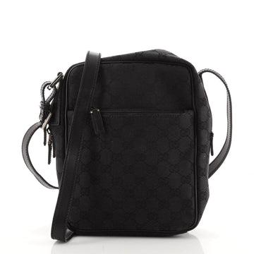 Gucci Front Pocket Messenger Bag GG Canvas Small