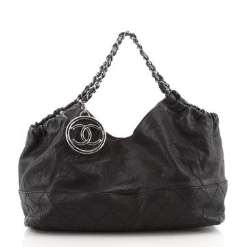 Chanel Baby Coco Cabas Quilted Leather Medium
