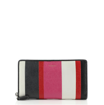 Gucci Pink Striped Large Wallet