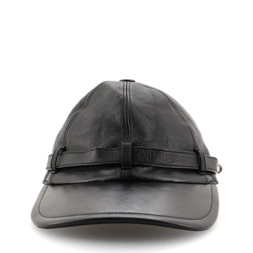 Hermes Kelly Lock Baseball Cap Leather