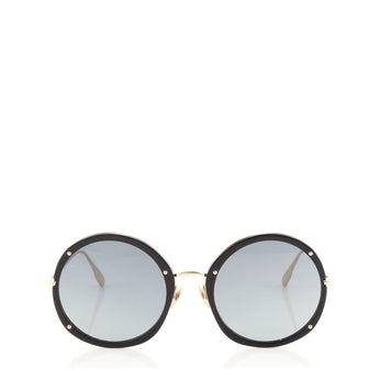 Christian Dior Hypnotic 1 Round Sunglasses Tortoise Acetate and Metal