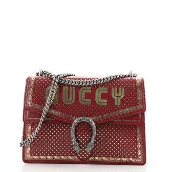 Gucci Dionysus Bag Limited Edition Printed Leather Medium