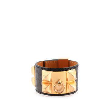 Hermes Collier de Chien Bracelet Lizard