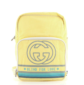 Gucci 80's Patch Backpack Nylon Medium