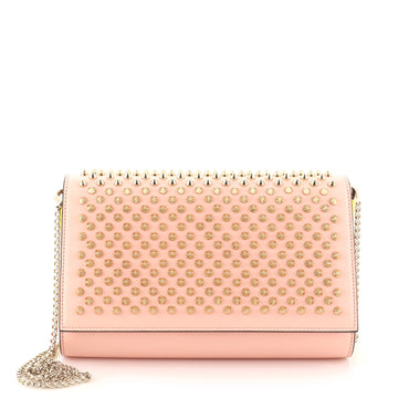 Christian Louboutin Paloma Clutch Spiked Leather