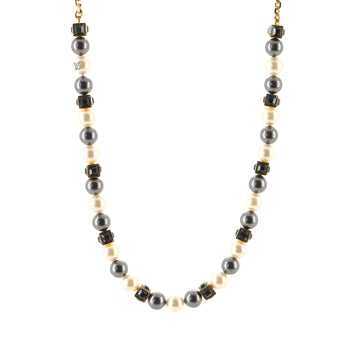 Louis Vuitton Cry Me a River Necklace Metal with Faux Pearls and Crystals