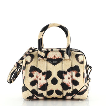 Givenchy Lucrezia Duffle Bag Printed Leather Mini