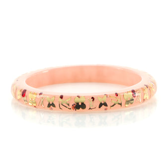 Louis Vuitton Inclusion Bangle Bracelet Resin with Crystals PM