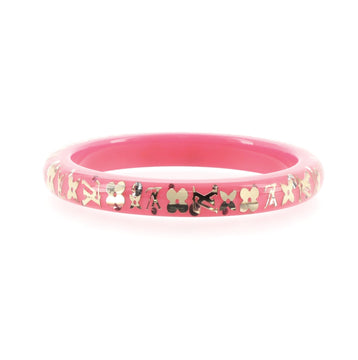 Louis Vuitton Inclusion Bangle Bracelet Resin with Crystals PM