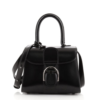 Delvaux Brillant Top Handle Bag Leather Mini
