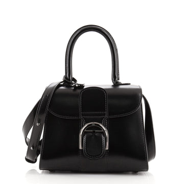 Delvaux Brillant Top Handle Bag Leather Mini