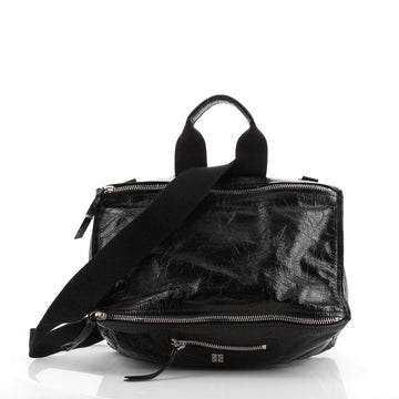Givenchy Pandora Messenger Bag Crinkled Patent Large
