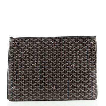 Goyard Senat Zip Pouch Coated Canvas GM