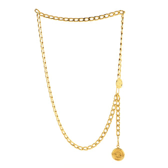 Chanel Vintage Medallion Chain Belt Metal