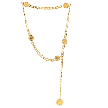 Chanel Vintage Medallion Charms Chain Belt Metal