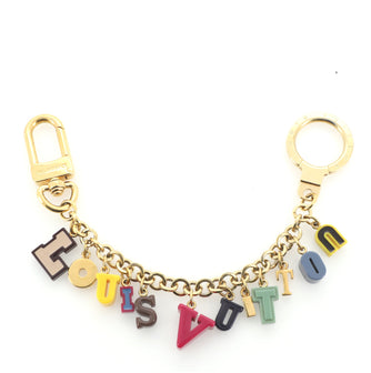 Louis Vuitton LV Play Bag Charm and Key Holder Multicolored Resin & Metal
