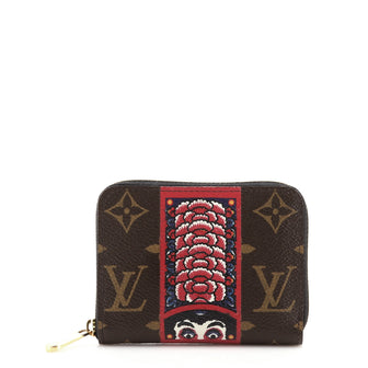 Louis Vuitton Zippy Coin Purse Limited Edition Kabuki Monogram Canvas