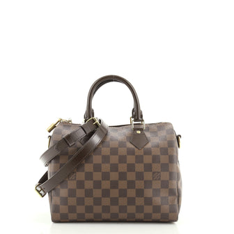 Louis Vuitton Speedy Bandouliere Bag Damier 25