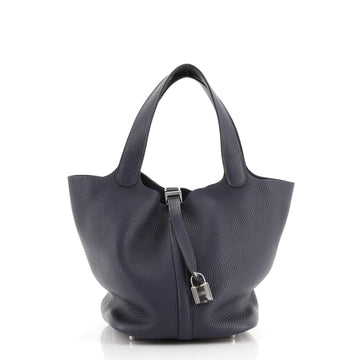 Hermes Picotin Lock Bag Clemence MM