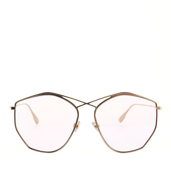 Christian Dior Stellaire 4 Geometric Sunglasses Metal