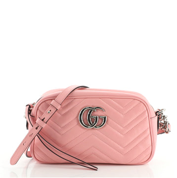 Gucci GG Marmont Shoulder Bag Matelasse Leather Small